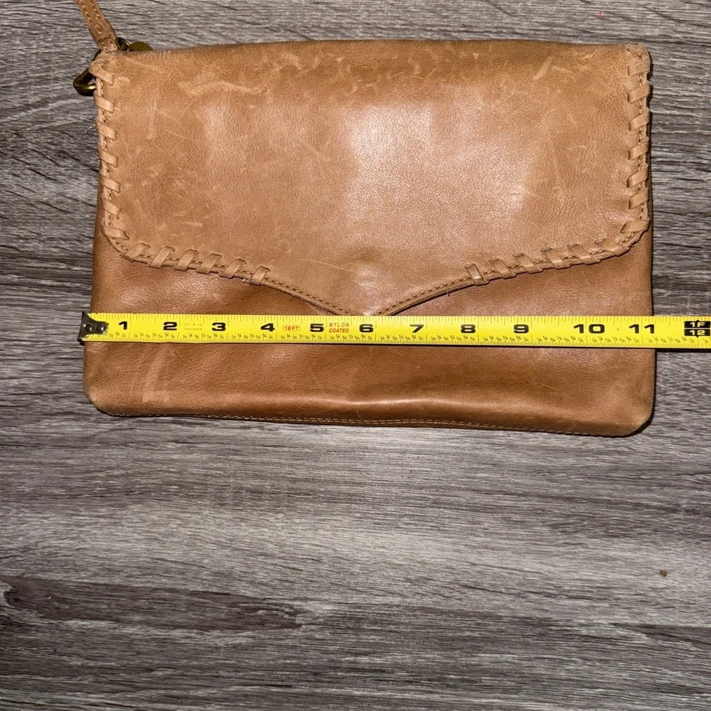 The Sak Leather Wristlet / Clutch – Brown | NO STRAP | Pre-Owned‎